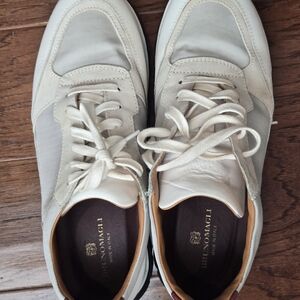 Bruno Magli Holden Men's White Leather Sneakers Size 10.5